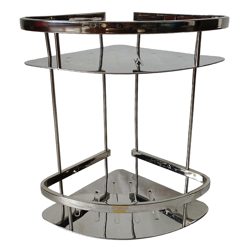 金迪乐浴室三角架壁挂转角架子加厚款23*23*35cm/组高清大图