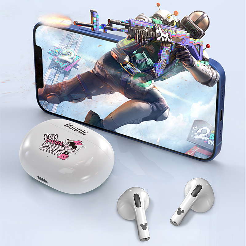 Disney/迪士尼H01Pro 无线蓝牙耳机白 米妮版2022年新款适用oppo小米vivo原装正品好音质正版高清大图