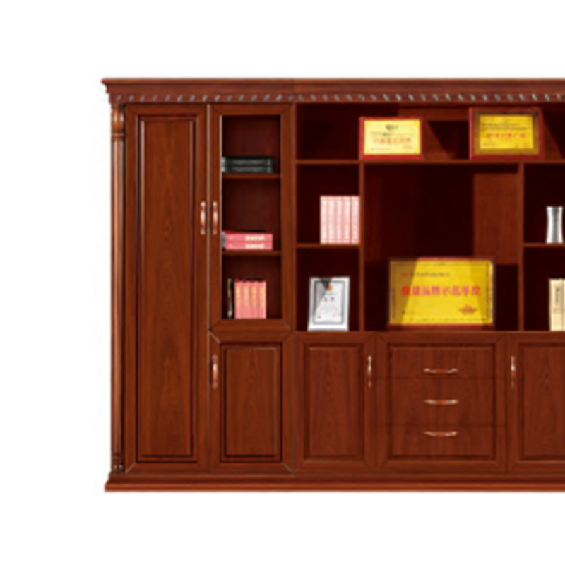 大央文件柜S3F-08 3650W*500D*2200H 书架落地置物架客厅家用靠墙收纳柜子储物柜办公室文件柜简易书高清大图