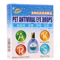 安琪儿宠物抗病毒滴眼液 眼药水18ml 杀菌消炎抗病毒