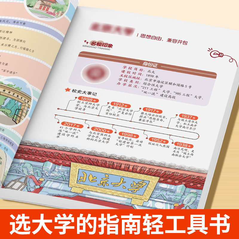 走进大学城1+2(全2册) [正版]走进大学城百所名校解析2024新版全套两册 全国知名大学211和985简介高考志愿填高清大图
