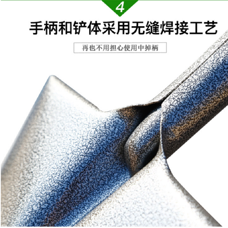 67cm直柄小尖锹 锰钢铲子园艺工具农用钢锹农具家用种养花铁锨花铲户外挖土小铁锹