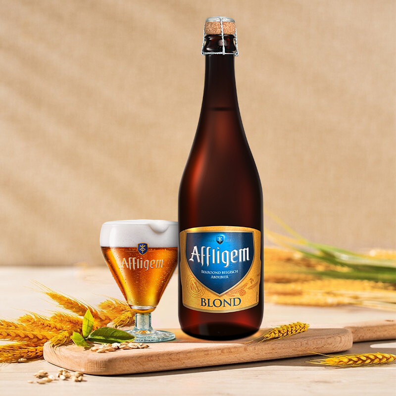 喜力旗下 喜力啤酒 AFFLIGEM(六骑士)15.1° 棕瓶 750ml*1瓶高清大图