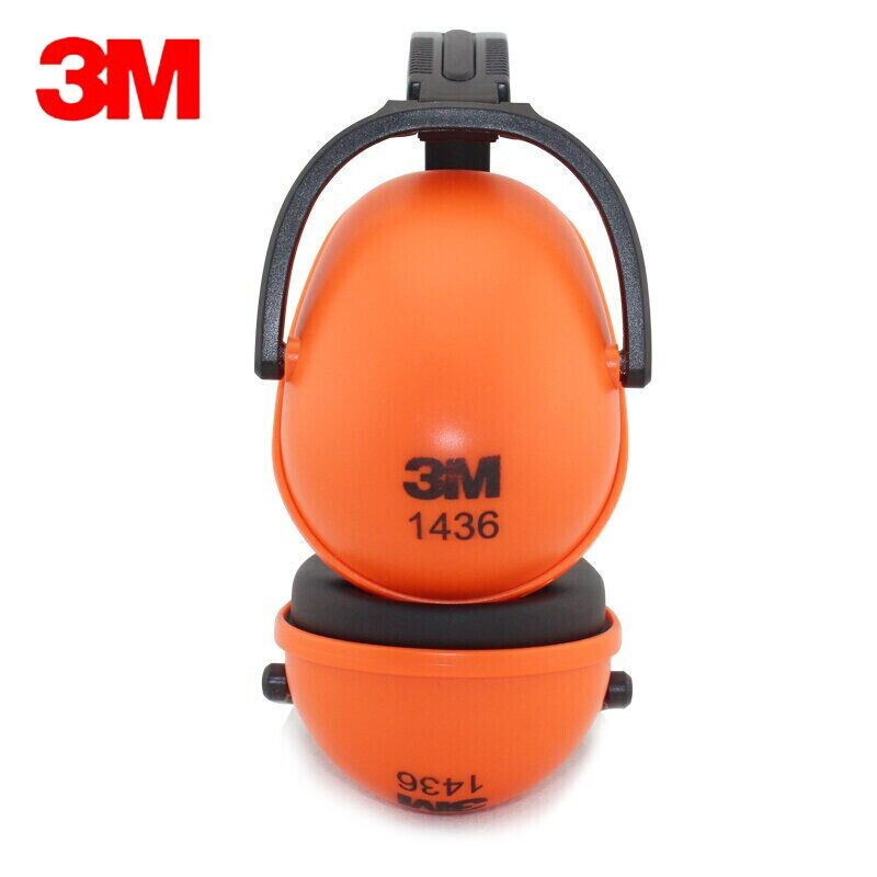 3M 1436降噪耳罩 隔音防噪耳机 射击学习睡眠旅行工厂加工折叠降噪耳罩