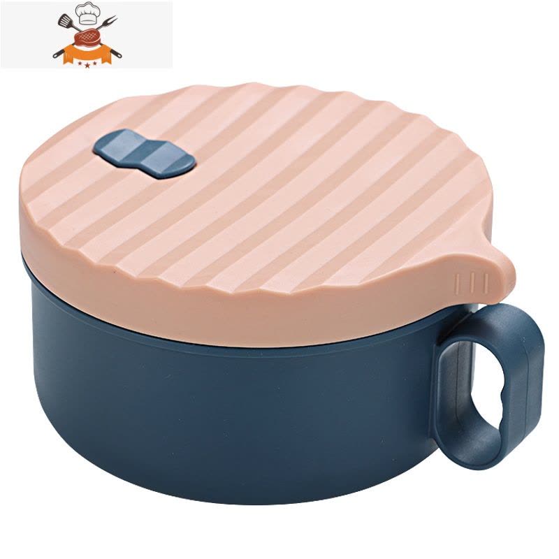 敬平可爱饭盒泡面碗带不锈钢学生上班族便当盒宿舍食堂简约日式大容量图片