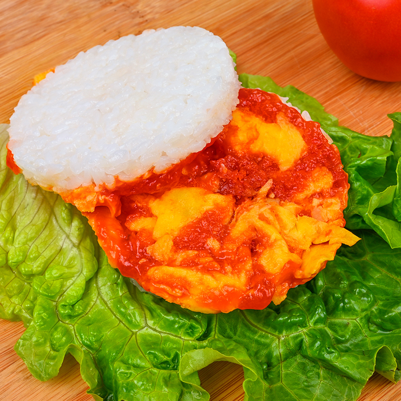 奥尔良鸡排味6个乐肴居照烧米汉堡方便米饭速食微波加热即食快餐便当