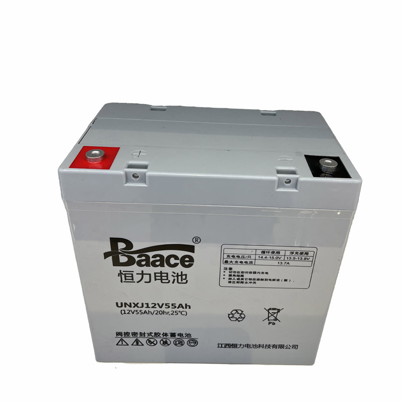 BAACE恒力 胶体蓄电池 UNXJ 12V55AH 块高清大图
