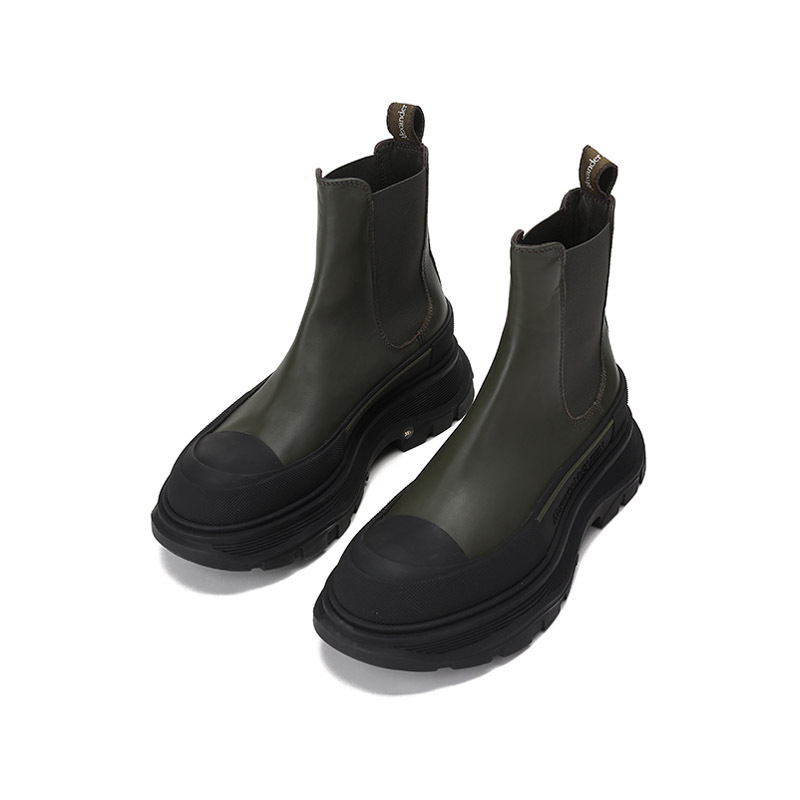 亚历山大麦昆alexandermcqueen女士牛皮靴子短靴切尔西靴635714whz61