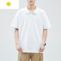 FISH BASKET季翻领POLO衫男士短袖休闲宽松舒适半袖T恤潮流百搭上衣服