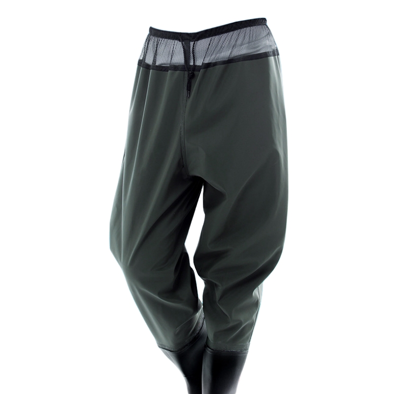 添盾 半身式带雨靴防水齐腰下水裤雨裤 TD-BPK6575 (65丝,PVC+针织布,含雨靴)38码 件