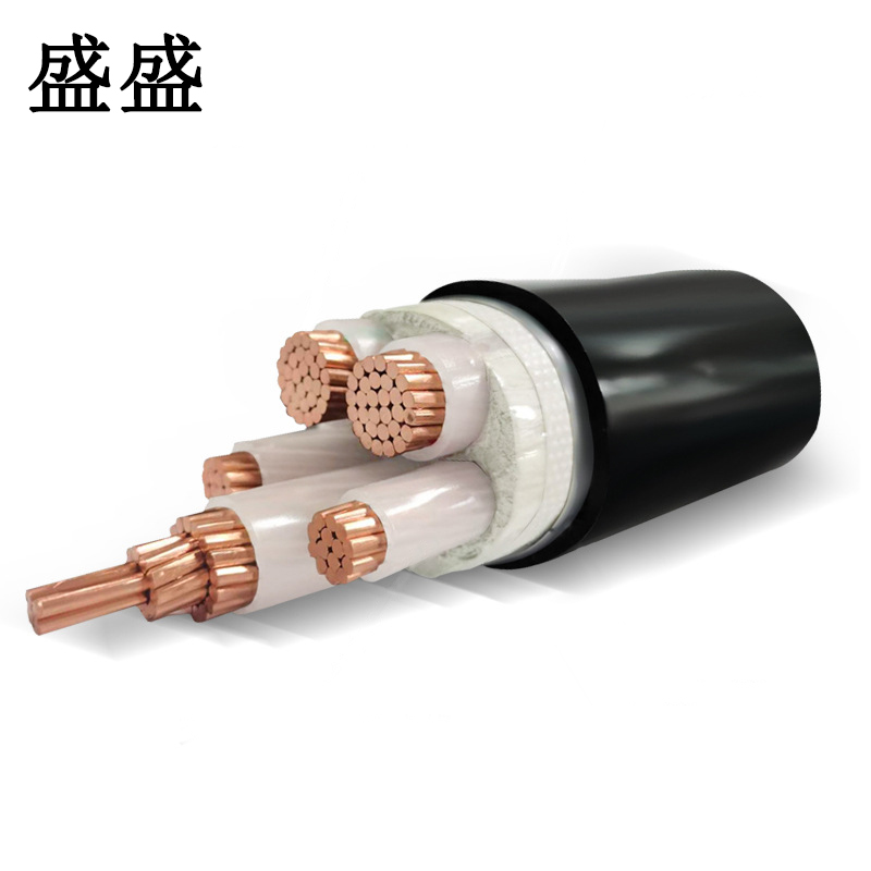 盛盛 铜芯 铠装电缆 ZR-YJV22 4*16+1*10 米高清大图