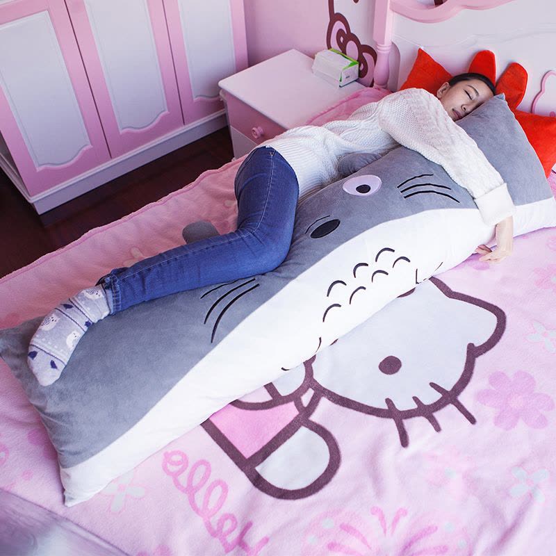 美帮汇学生睡觉抱枕靠枕床头靠垫大靠背公主情侣双人枕头大号可拆洗图片