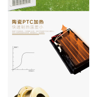 索菲亚集成电器[ODY-010]风暖照明吹风浴霸集成吊顶暖风机家用多功能取暖铝箔管