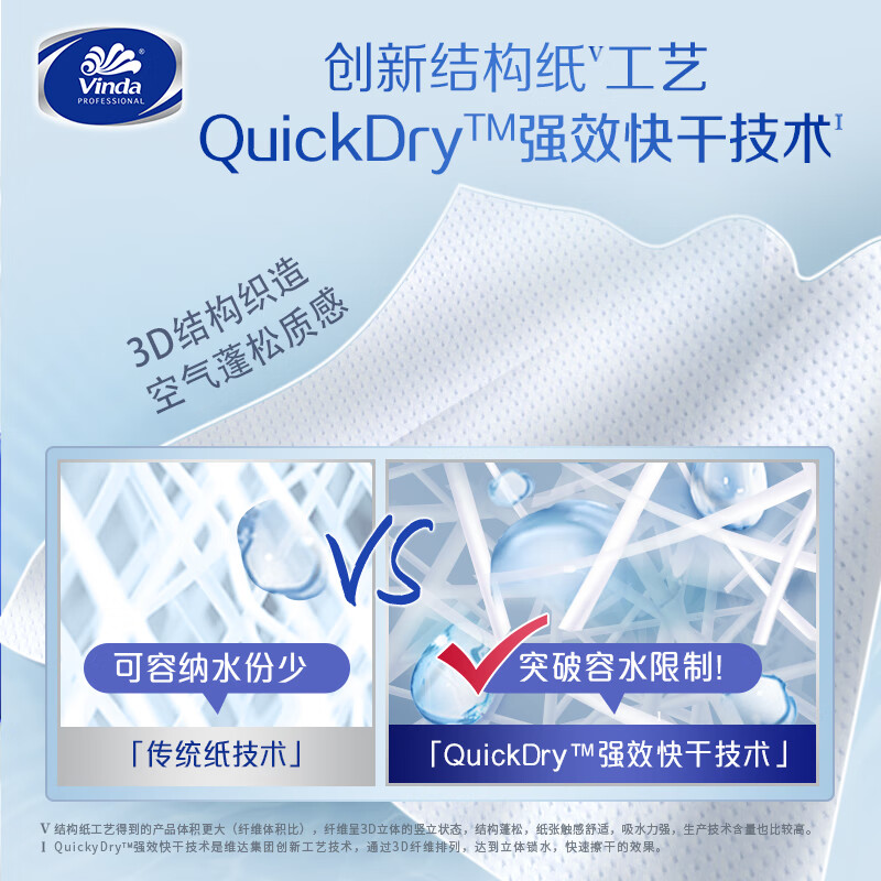 维达(Vinda)200抽*20包擦手纸XL码-VS2056高清大图