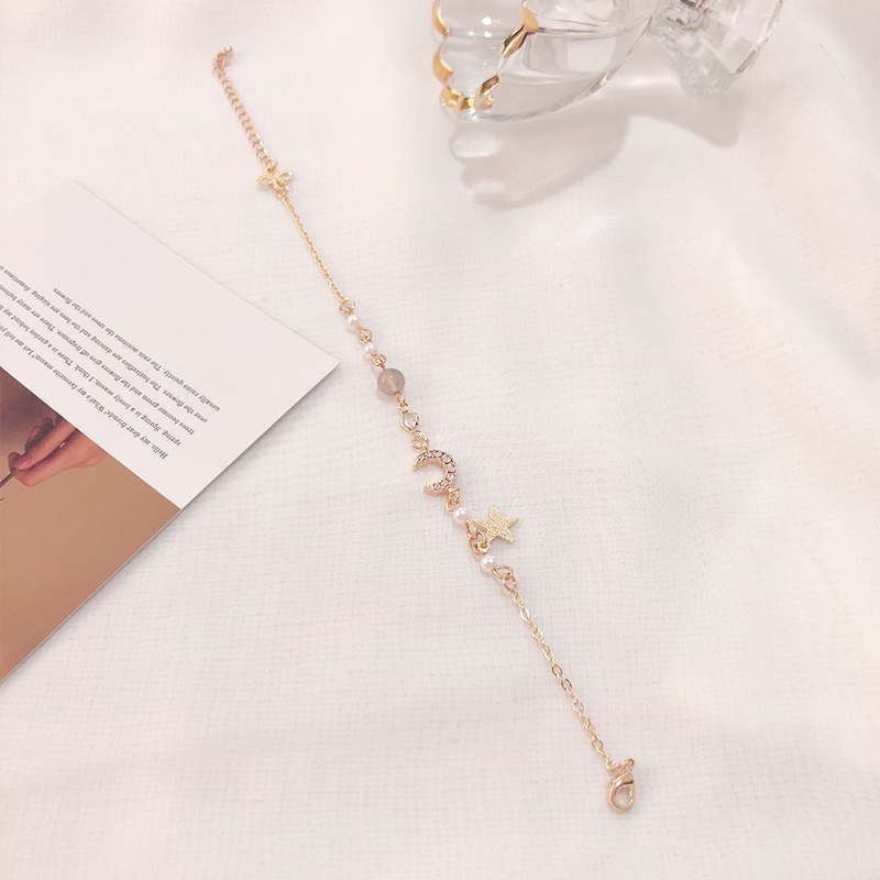 dorains小众设计冷淡风星月手链韩版简约个性高级感学生手饰女星月