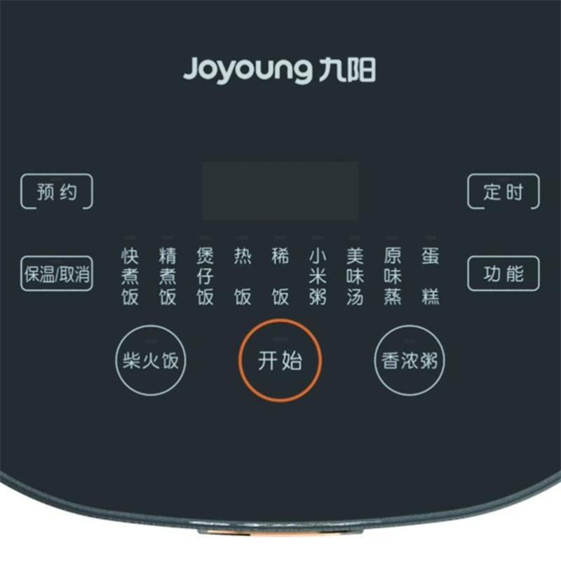 九阳(Joyoung) 电饭煲4L家用智能IH电饭锅 土灶铁釜煮粥锅 电磁加热电饭煲F-40T25 浅锖色