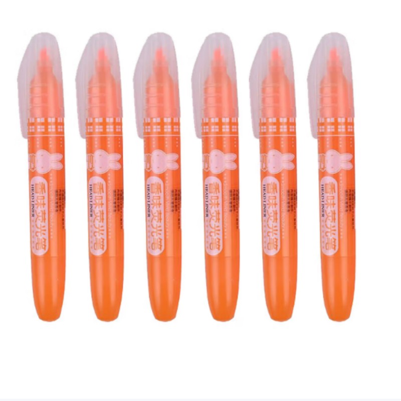 晨光(M&G) FHM21003 单头荧光笔 米菲橙 (12支/盒) 2盒装高清大图