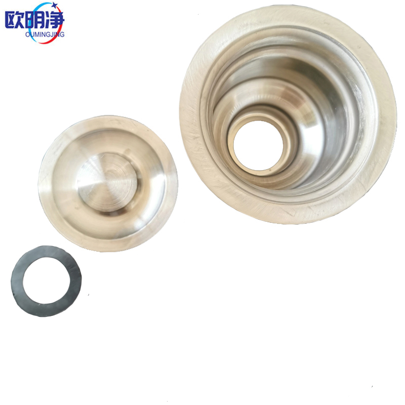 洗菜盆下水器不锈钢洗碗池水槽下水口配件 直径11cm 个高清大图