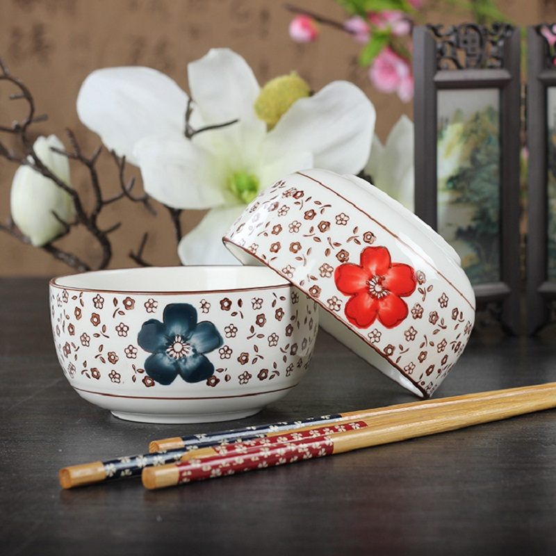 企业定制SCP 富贵花开2碗2筷套装 SCP-1995 碗筷套装宣传//活动礼品(套)