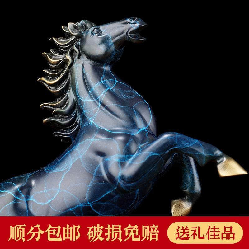 美帮汇马到成功铜马摆件家居装饰工艺品开业送礼办公室桌面商务礼品高清大图