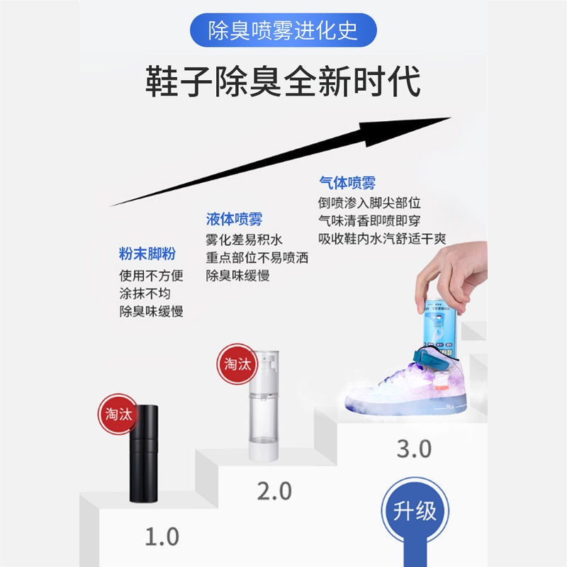 远行严选除臭喷雾鞋柜去异味 篮球鞋防臭除味喷雾_一瓶装