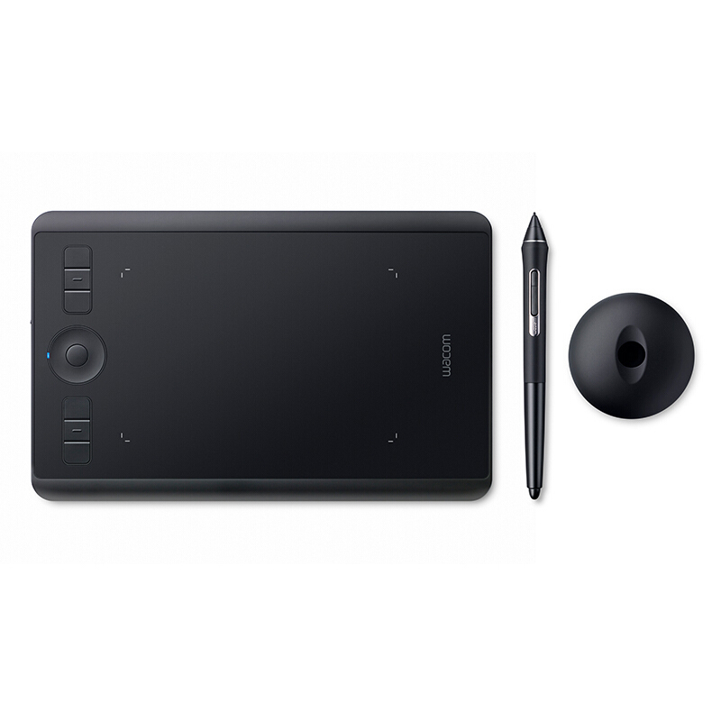 和冠 Wacom 影拓PTH-460 数位板 手绘板 8192级压感 电磁压感式 蓝牙/USB2.0 黑色 小号