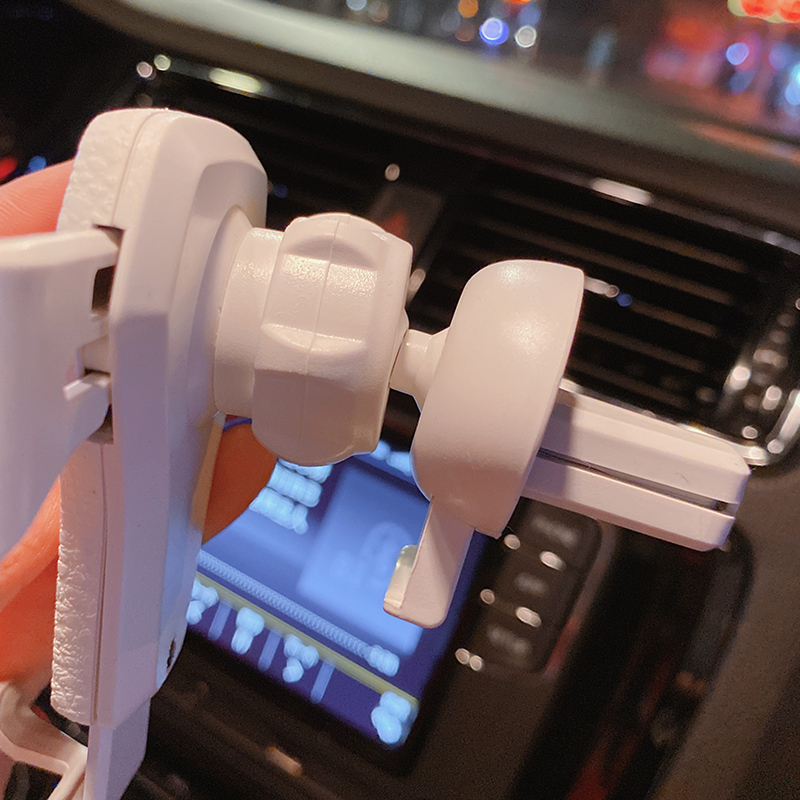 火豹汽车手机支架创意可爱卡通车载空调出风口装饰卡扣式出行导航女美