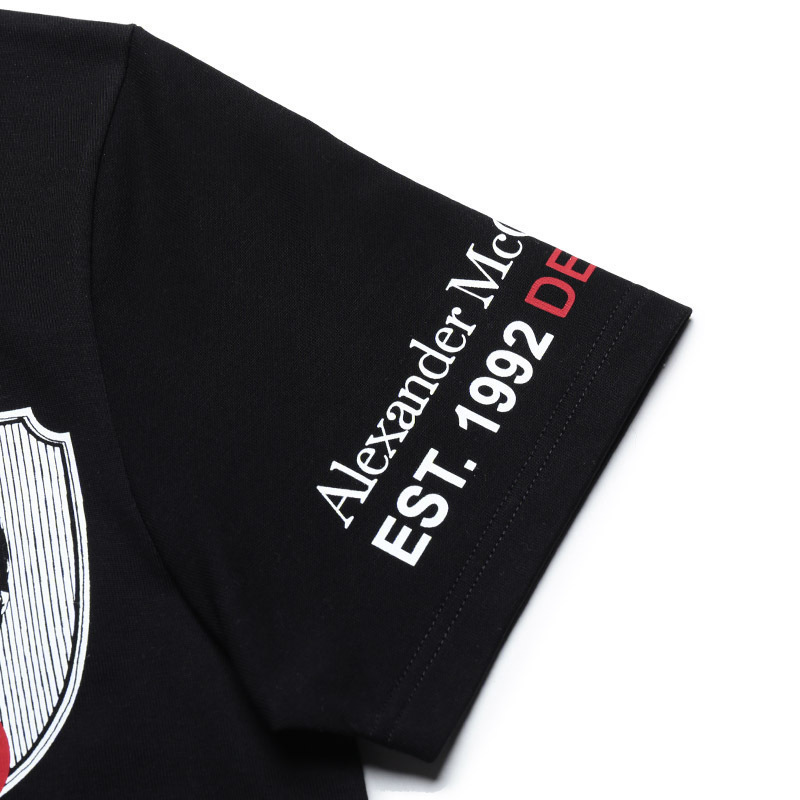 alexandermcqueen亚历山大麦昆男士棉质圆领短袖t恤650423qqz65