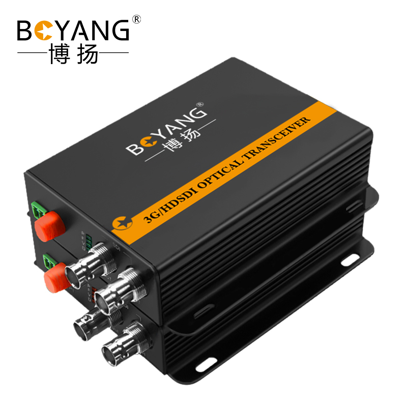博扬(BOYANG) 非压缩全高清HD-SDI视频光端机1路视频 光纤收发器转换器延长器一对 BY-1SDI