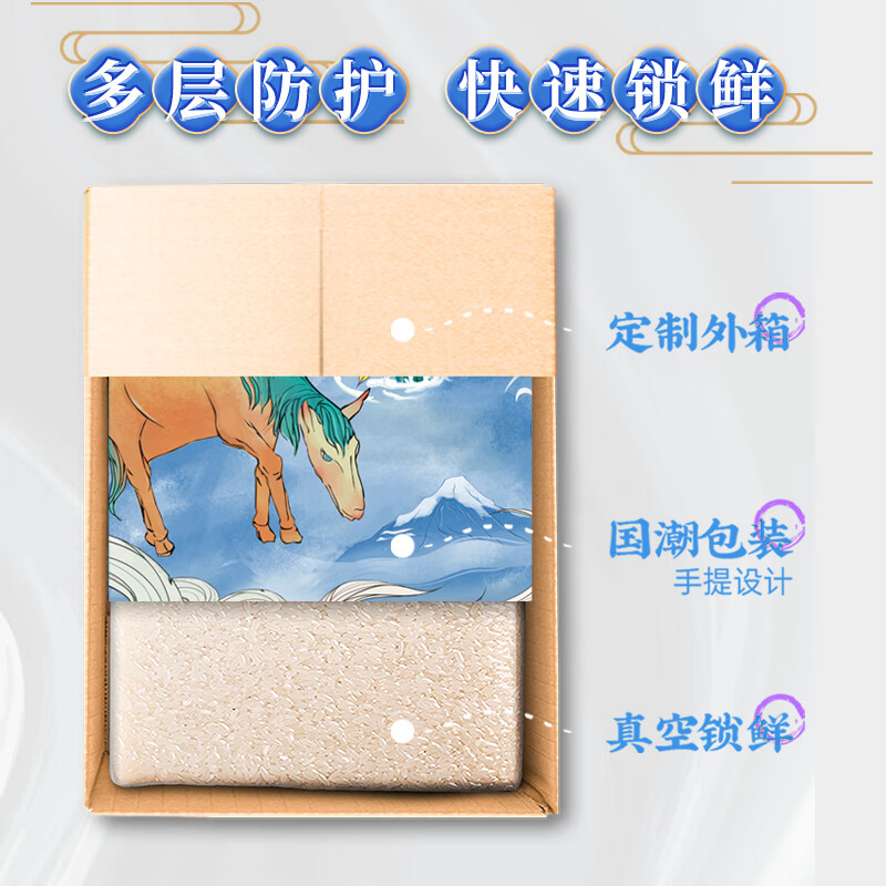 隆平农场 雪玉长粒香5kg 东北生态大米 煮饭 寿司米 10斤 5kg高清大图