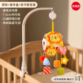 婴儿床摇铃床铃支架车载悬吊挂玩具可旋转防斜视推车围栏安抚装饰 【充电套装】夹子款支架+床铃+音乐盒
