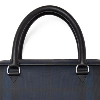 预订 BURBERRY 博柏利 London 格纹拼皮革公文包 手提包 单肩包8023707