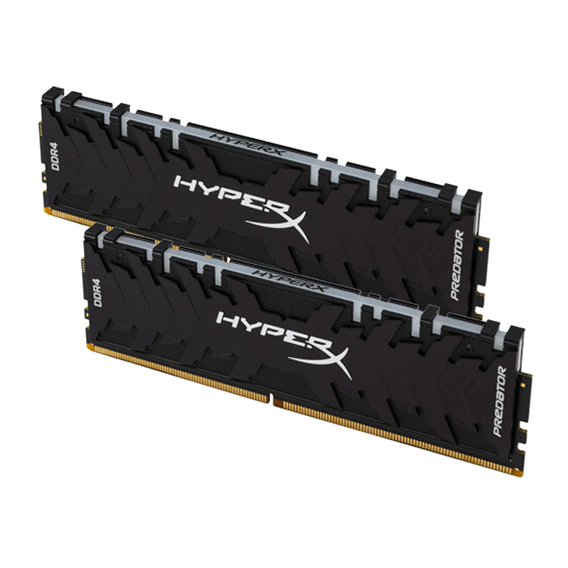 金士顿(Kingston)骇客神条 Predator系列 DDR4 2933 16G(8Gx2)套装 台式机内存 RGB灯条