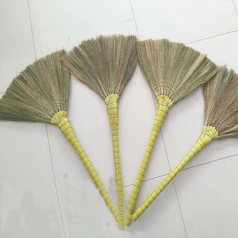大卫芦苇扫把扫帚清洁帮手绿色环保芦苇视频