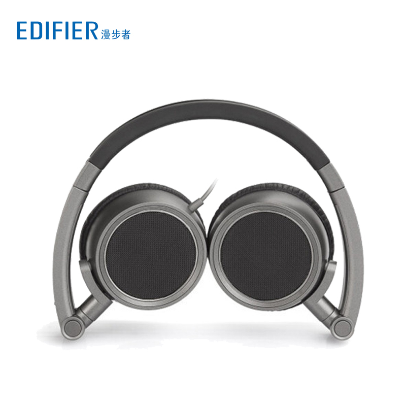 Edifier/漫步者 H690耳机头戴式hifi发烧耳机电脑手机运动折叠 铁灰色