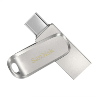 闪迪(Sandisk)256GB 手机U盘 至尊高速酷珵Type-C USB3.2接口读400MB/s手机电脑两用 银色