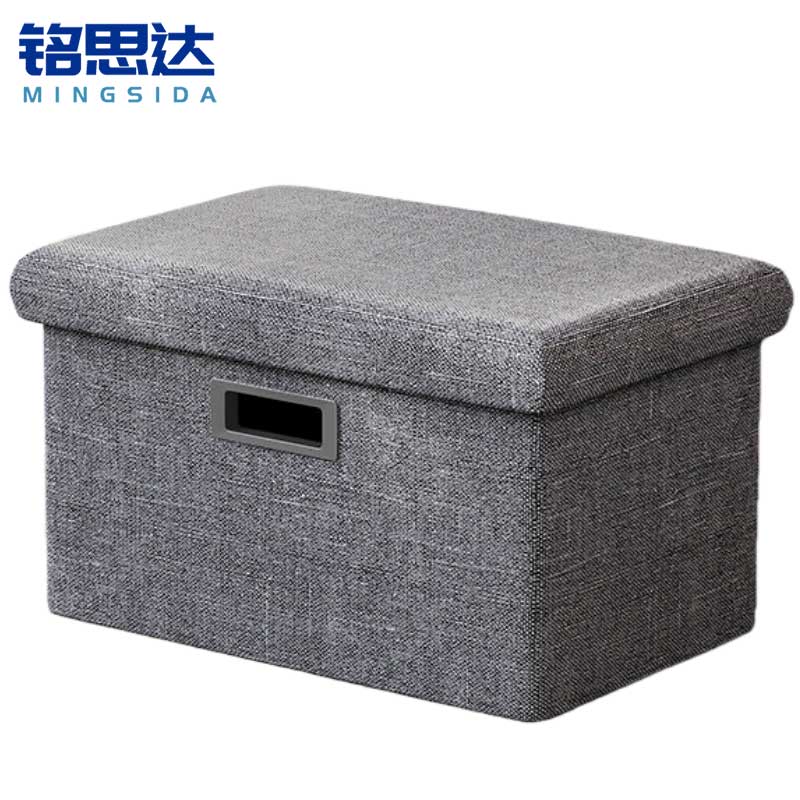 铭思达收纳箱换鞋凳高清大图