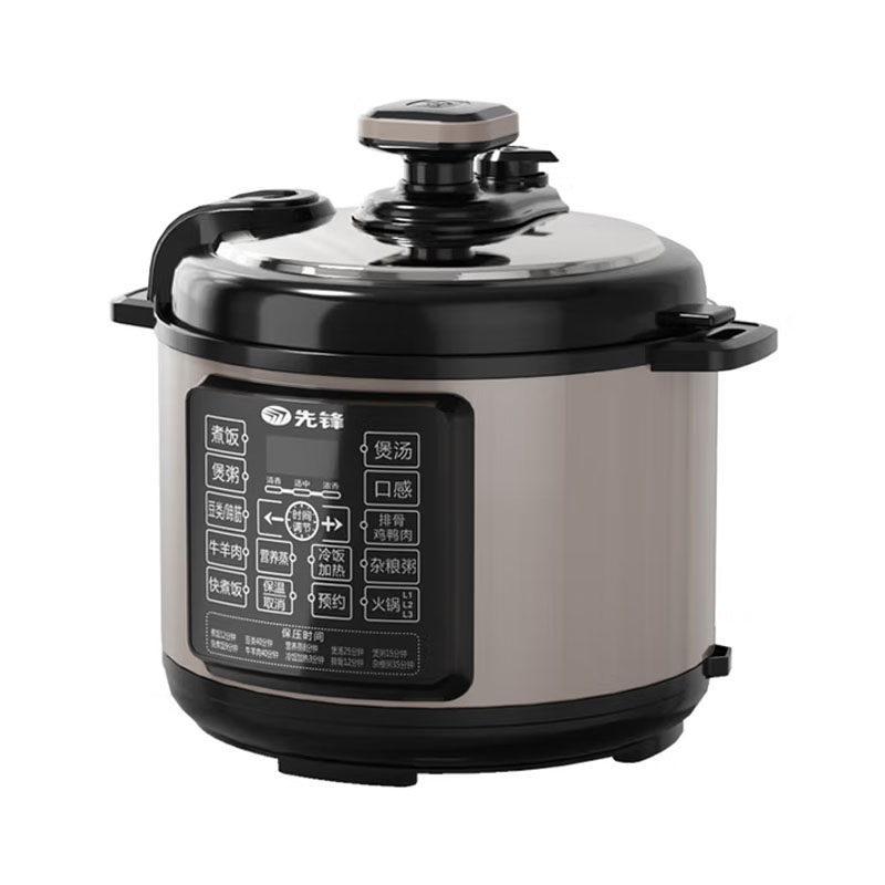 先锋SINGFUN先锋QT-X1-50-B-D电压力锅智能电压力锅多功能烹饪机大容量一键操作安全节能时尚简约