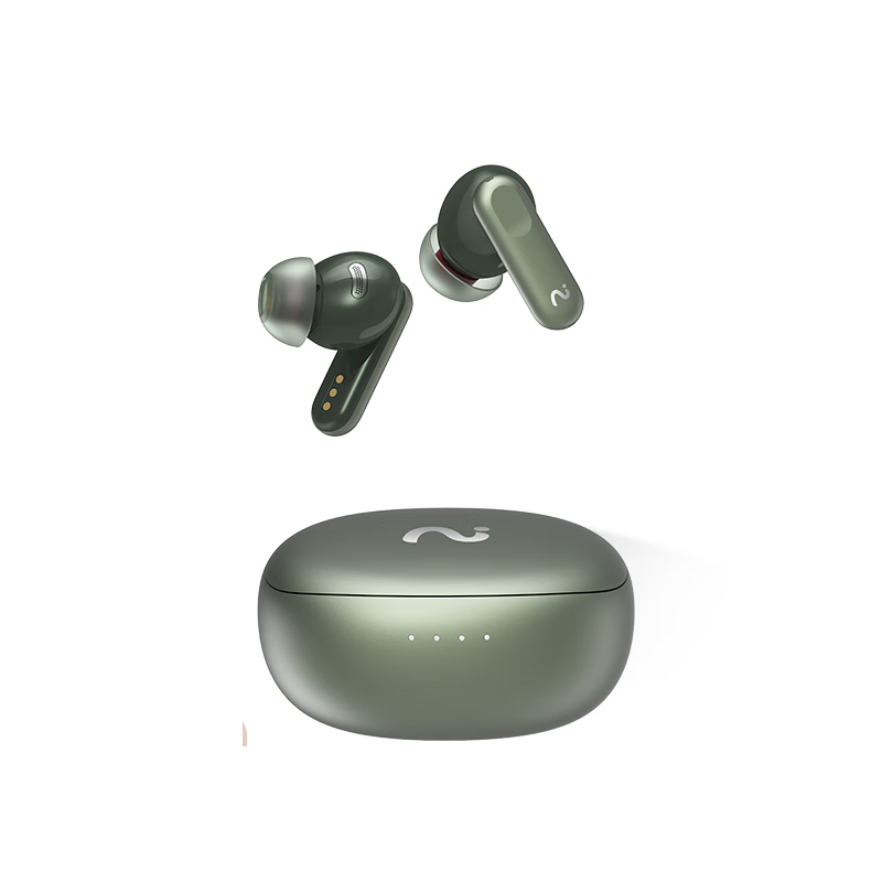 科大讯飞(iFLYTEK)录音降噪会议耳机Nano+ 沁光绿 无线蓝牙耳机 主动降噪 入耳式 同传听译 录音转文字