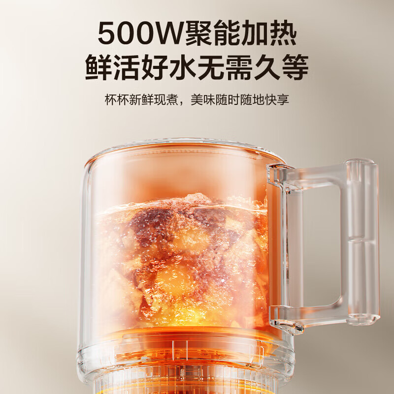 苏泊尔(SUPOR)电热水壶便携家用差旅0.6L小容量迷你烧水壶可折叠不锈钢便携式烧水杯 0.6L SW-06E01A高清大图