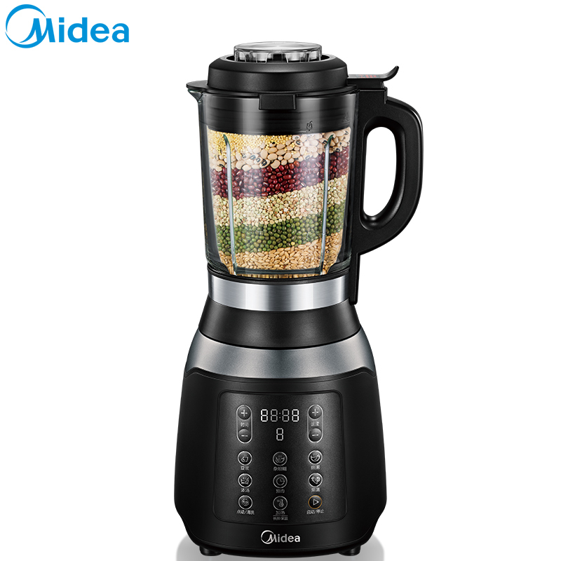 美的(Midea)破壁机 MJ-BL1036A 6叶锯齿刀 辅食调理全自动预约料理豆浆搅拌果汁机1.75L
