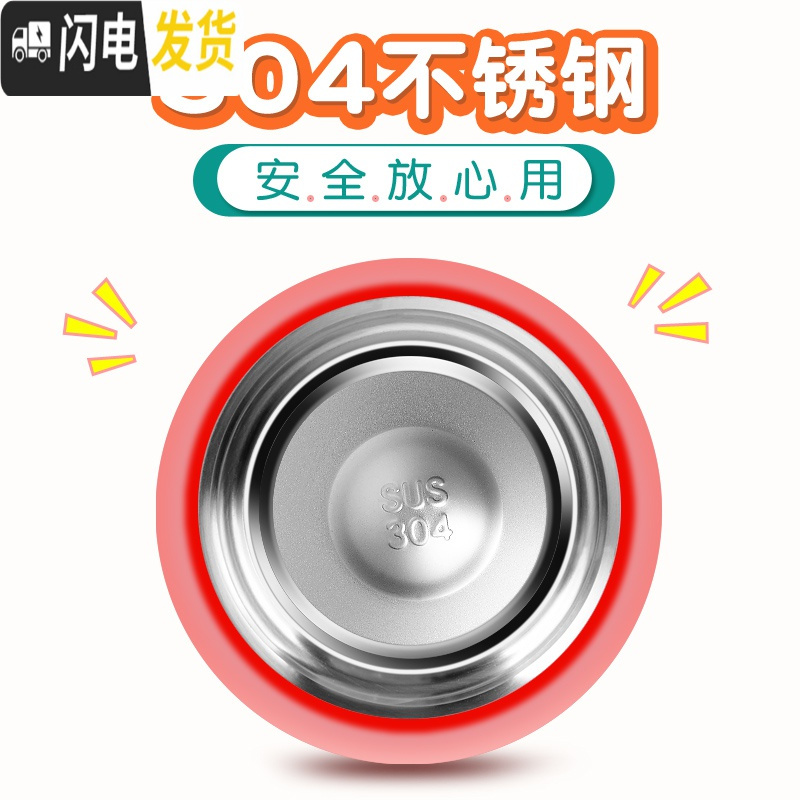 三维工匠智能显示儿童保温杯带吸管两用幼儿园不锈钢宝宝防摔便携水杯壶 蓝色熊猫500(三盖+杯套)普通