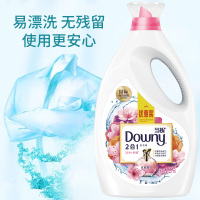 当妮Downy二合一洗衣液淡粉樱花2.8kg优惠装洁净柔顺留香衣物香水机手洗家庭装