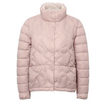 鸭鸭新款女士羽绒服短款纯色轻薄白鸭绒轻便立领时尚洋气