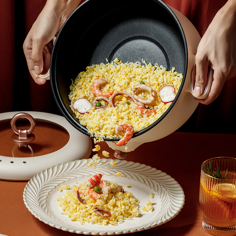 康佳 (KONKA) 不粘涂层一体多功能锅3L电火锅 KZG-HP03高清大图