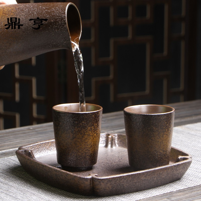 鼎亨日式陶瓷酒具套装分酒器白酒烈黄酒盅小酒杯创意酒壶家用套装