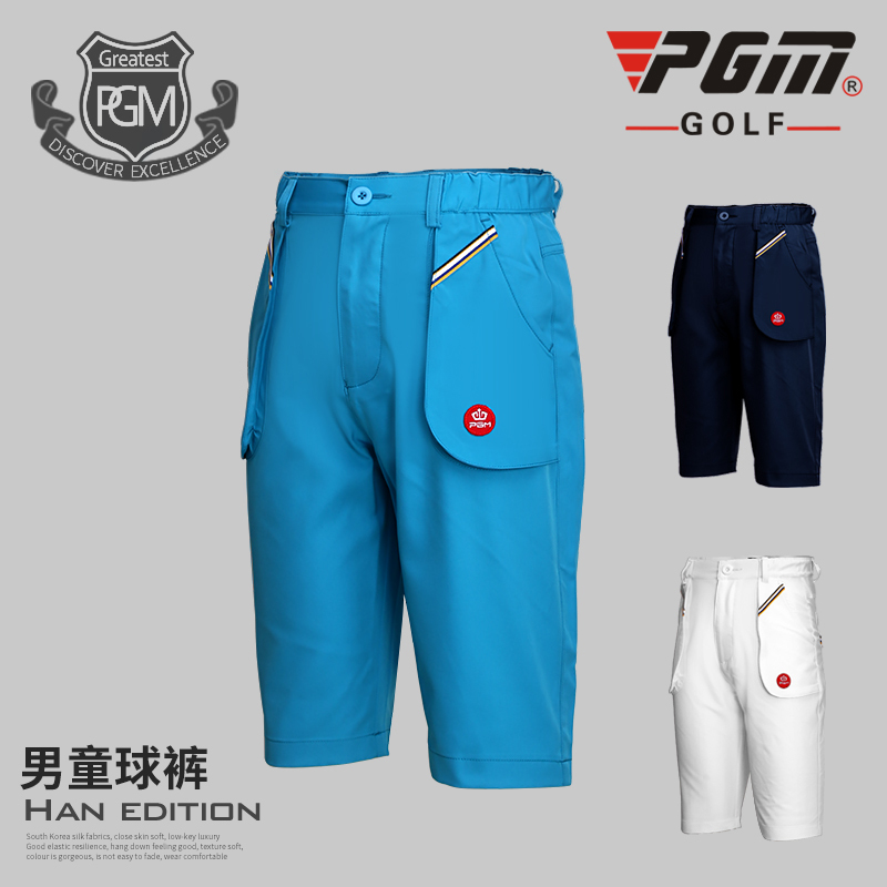 新款 高尔夫服装 儿童高尔夫服装 男童短裤 夏季衣服