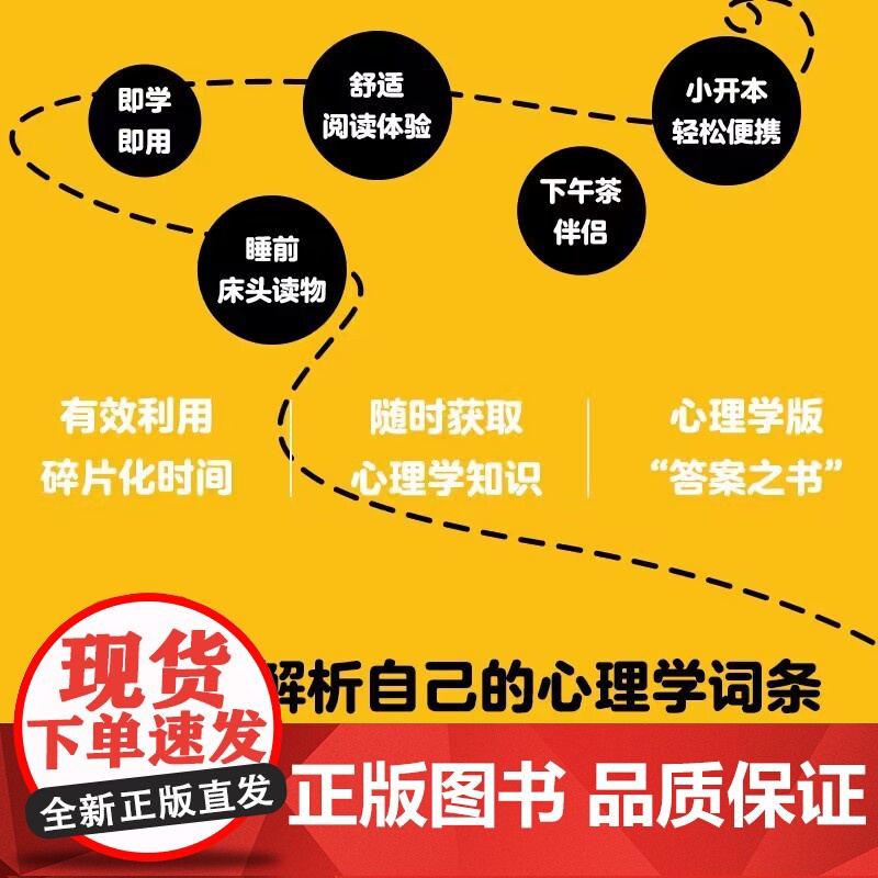 理学的100个基本 口袋里的心理学指南碎片时间管理实用心理学入门热门书籍理解人性心理学词典赠MBTI测试手册 正版高清大图