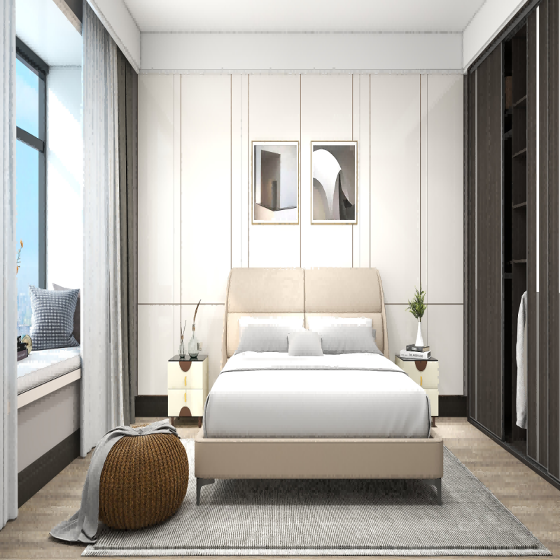 慕思derucci皮艺床