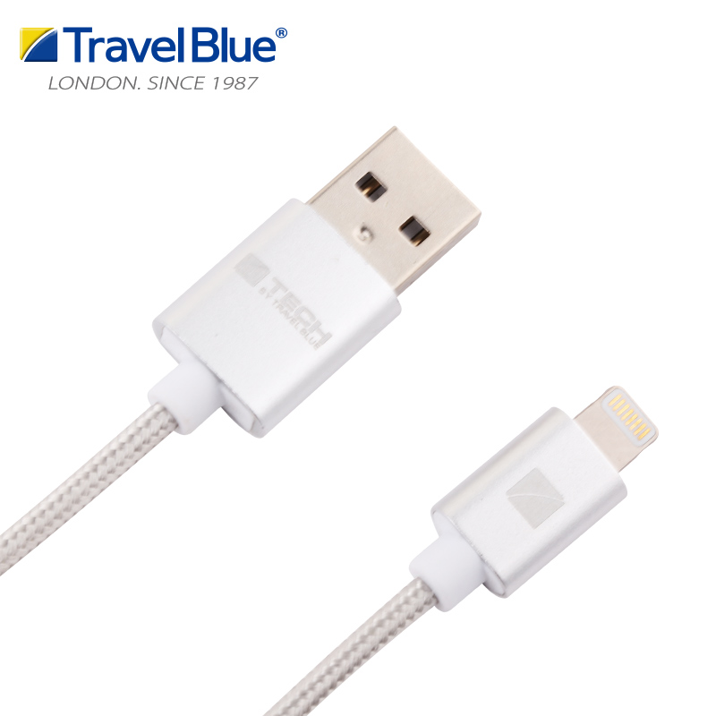 蓝旅(Travel Blue)苹果Lightning to USB数据线983银色高清大图